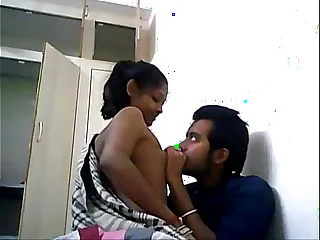 Indian Academy Couple Going to bed On A WebCam
